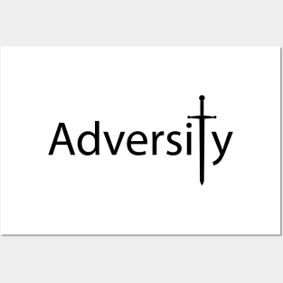 Adversity artistic design Posters and Art